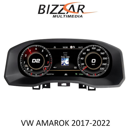 Bizzar Car Audio System for Volkswagen Amarok 2017-2020 Bluetooth USB WiFi GPS Apple CarPlay Android Auto with 12.3" Touch Screen