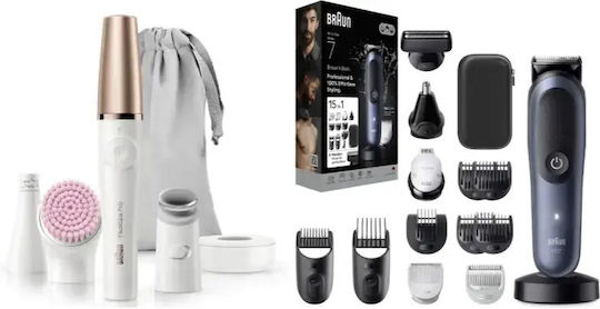 Braun Set de mașină de tuns maro BRNVQWK_BTDQ65