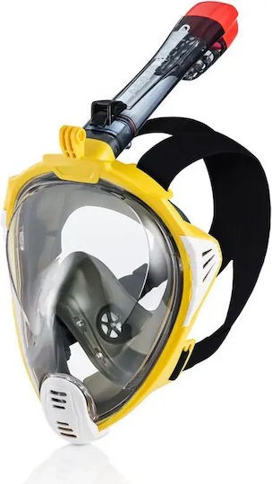 Aquaspeed Drift 18 Diving Mask Silicone Full Face Black