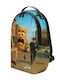 Graffiti School Backpack Elementary Brainrot Tung Tung Sahur 30 x 18 x 46cm
