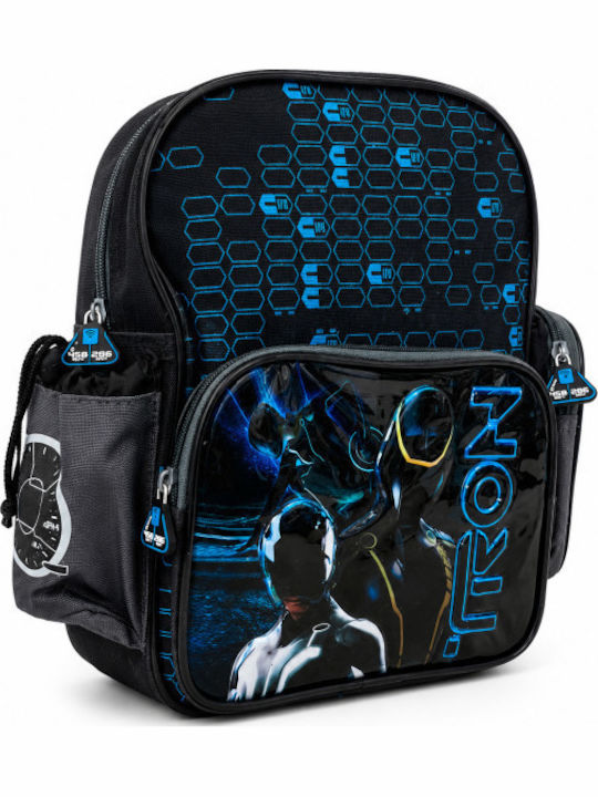 Paxos Kindergarten Backpack School Bag With Water Bottle Holder Black