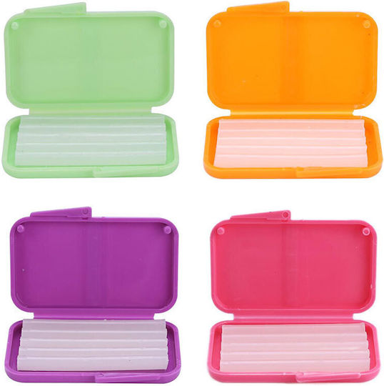 Set de 4 Cutii de Ceară Ortodontică Ddg pentru Aparat Dentar Transparent Aromatizată Netoxică