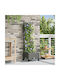 vidaXL Kunststoff Blumentopf Hellgrau