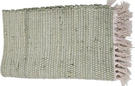 Chios Hellas Pastel Χαλί Ορθογώνιο Βαμβακερό Green 50x100cm