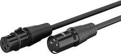 Goobay Cable XLR male - Μαύρο 3m 80038