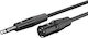 Goobay Cable XLR male - Μαύρο 1.5m 80361