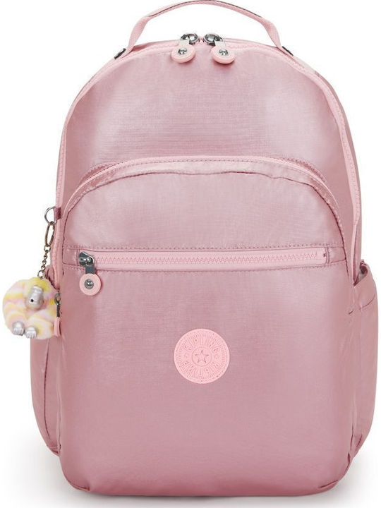 Kipling Seoul Backpack for Laptop 15" in Pink Colour
