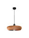 Inlight Pendant Ceiling Light Orange with E27 Socket 40x40cm
