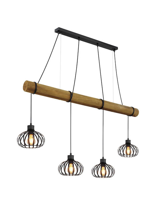 Globo Lighting Κρεμαστό Φωτιστικό Μαύρο