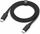 XO Кабел USB-C мъжки - USB-C 60W Черен 1m XO-Q307BK