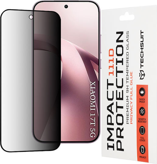 Techsuit 111d Privacy Full Glue Xiaomi 17t Black
