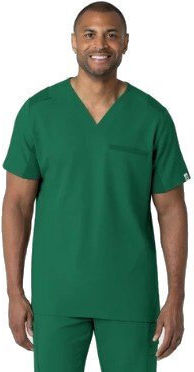 WonderWink Bluză Medicală Pentru Bărbați Verde