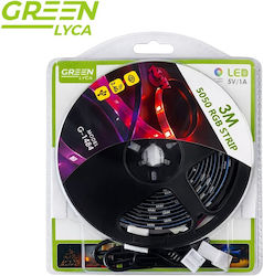 Green Lyca Ταινία LED 5V Πράσινη 3m Green Lyca Ταινία LED 5V Πράσινη 3m