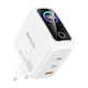 Yesido GaN Wireless Charger with USB-A Port and 2 USB-C Ports 140W White (YC114)