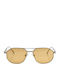 Red Raven Casablanca Unisex Ochelari De Soare Cu Ramă Metalică Portocalie Și Lentile Portocalii