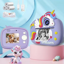 Qova Kids Camera with Thermal Printing Purple Qova Kids Camera with Thermal Printing Purple