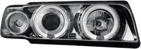 Dectane Front Lights Dectane Angel Eyes BMW E38 7er 94>98 Chrome 2 Pieces Aldswb09