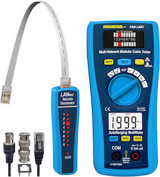 Pancontrol Kabeltester Netzwerk RJ45 / RJ11 / BNC Digital