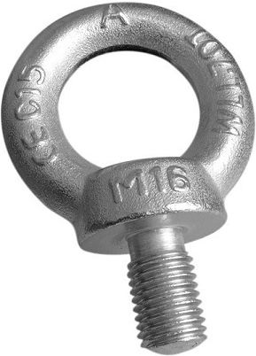 Verzinkte Augenschraube DIN 580 mit Durchmesser M2.5 und Länge 20mm