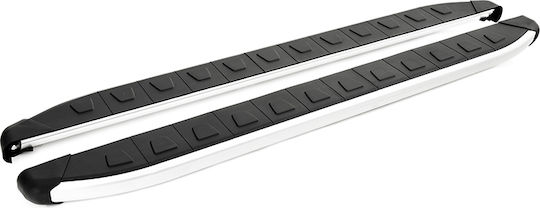 Turtle Side Steps Silver Compatible Bmw X1 F48