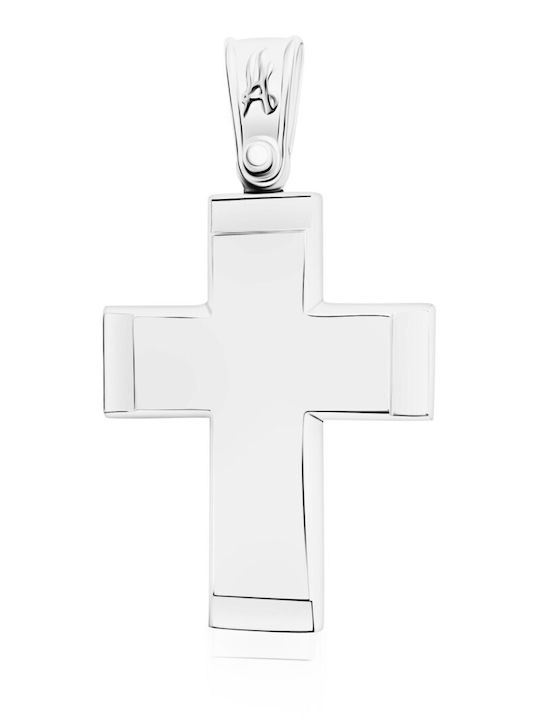 Chrilia Weißgold Kreuz 9K Ohne Kette