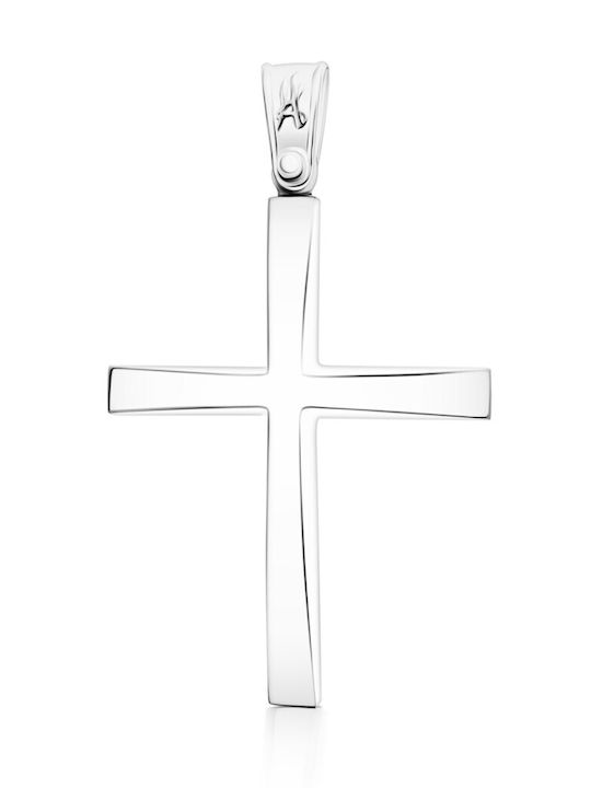 Chrilia Weißgold Kreuz 9K Ohne Kette