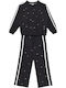 Kids Tracksuit Set With Top Black 2 Pieces