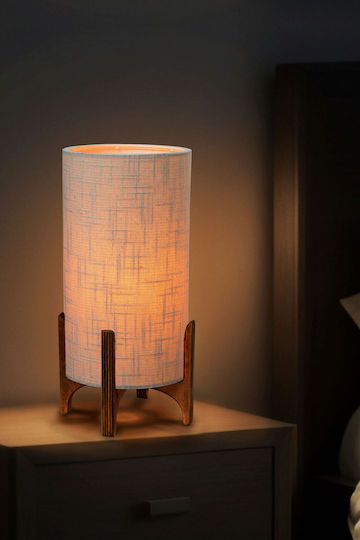 SteweHome Wooden Table Lamp LED