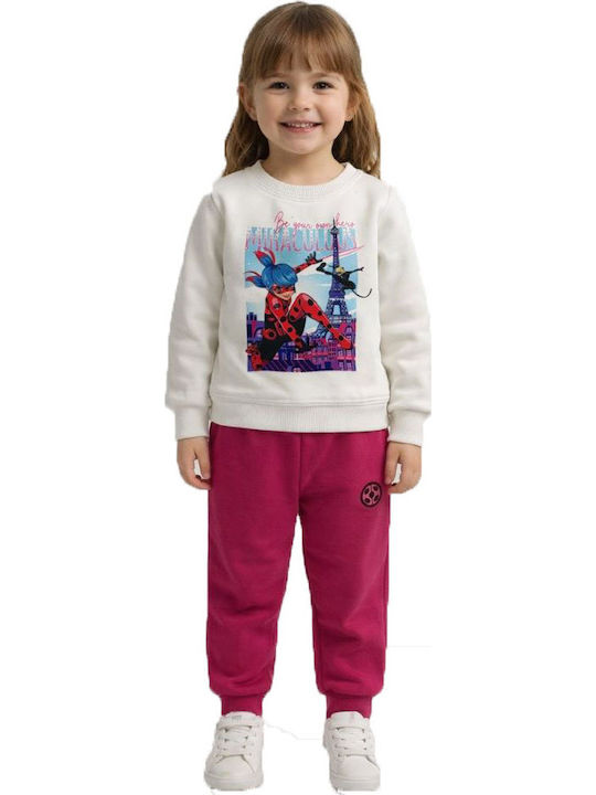 Kinder Sweatpants Set Ecru