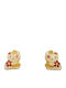 Kontopoulos Kitty Kids Earrings Gold 9K Studs