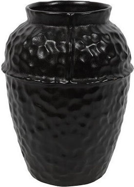 Vază Ceramică Neagră Ciocănită 21,5x27,5