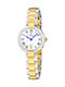 Festina Mademoiselle Damenuhren 26mm Batterie mit Silber Metall-Armband