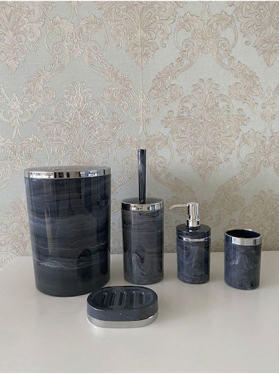 SteweHome Kunststoff Satz Badezimmereimer und Badkorb 5lt