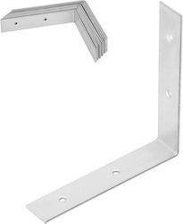 Kotarbau Eckregal Schwere Ausführung aus Inox in Grau Farbe 100x100mm 12 Stück