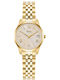 Jcou Women's Watch 30mm Battery with Gold Stainless Steel Bracelet