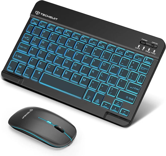 Techsuit WKM1 Ασύρματο Bluetooth Σετ Πληκτρολόγιο & Ποντίκι International English
