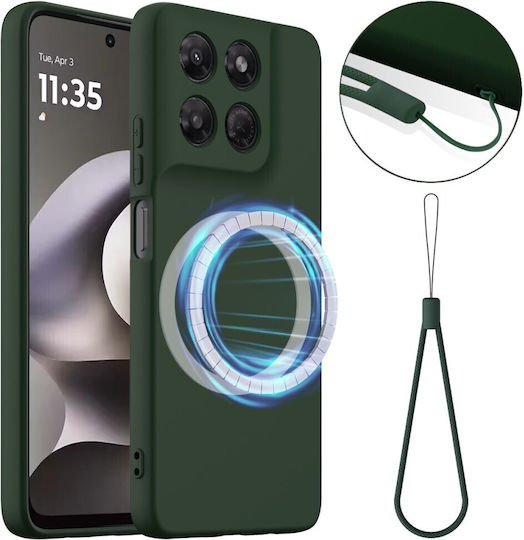 SSCase Silicone Green Back Cover (Moto G47)