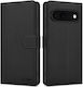 Tech-Protect Matte Wallet din piele artificială / silicon negru (Google Pixel 11 Pro XL)