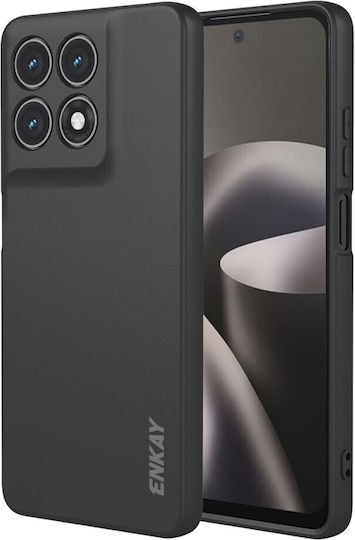 Enkay Liquid Back Cover Silicon Negru (Moto G47)
