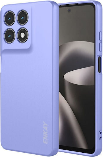 Enkay Liquid Back Cover Σιλικόνης Μωβ (Moto G47)