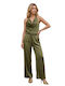 Damen Khaki Satz mit Hosen
