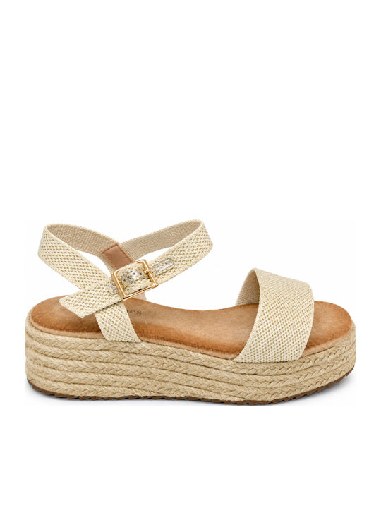 Summer Women's Gold Platforms SI-5989-26FL-Gold