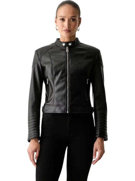 Guess Guess Marlene Short Leather Women's Jacke...