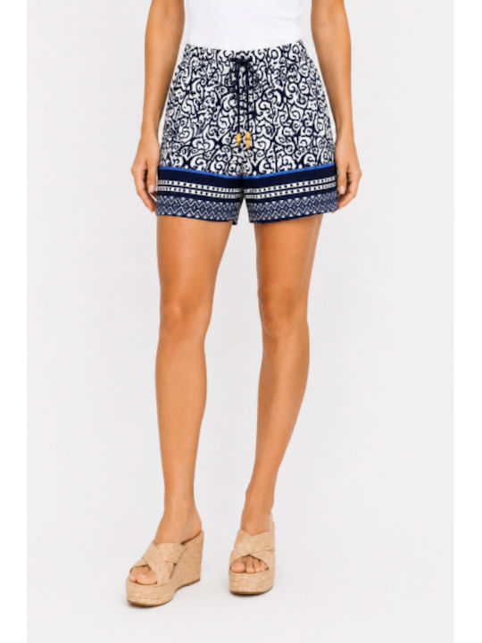 Women's Blue Shorts SS-FY9389-1-26SO-BLUE