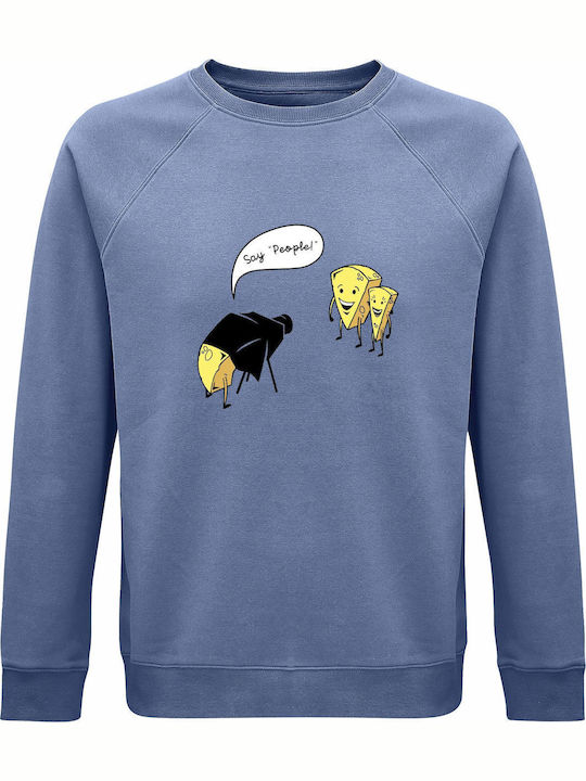 Bio-Baumwolle Unisex Sweatshirt In Cheese World...