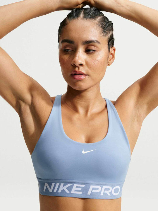 Nike Pro Γυναικείο Μπουστάκι Blue