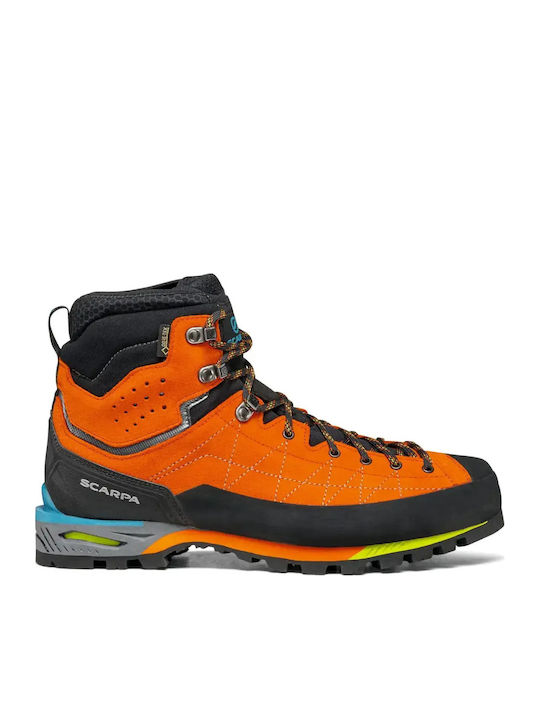 Scarpa Zodiac Tech Men's Hiking Boots Waterproof with Gore-Tex Membrane Orange