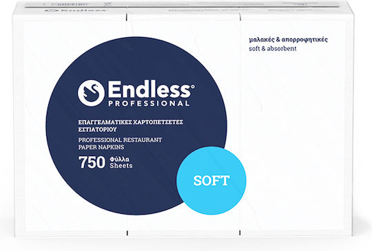 Endless Weiche Servietten Für Gastronomie 24x24 5x750 Stück