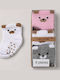 Canario Kindersocken Rosa 6er-Pack