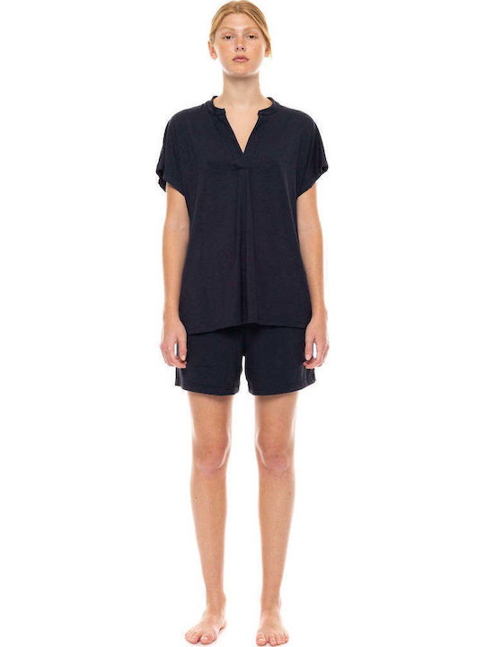 Pink Label Summer Women's Pyjamas Shorts White